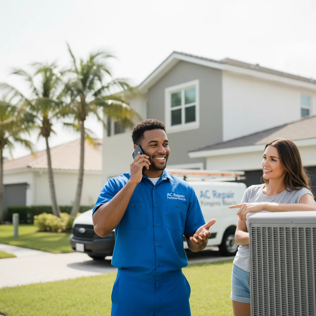 AC Repair Pompano Beach customer support in Huntersville